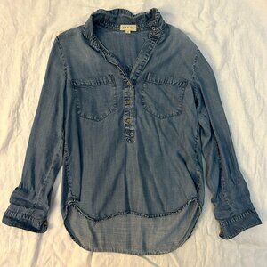 Anthropologie Cloth & Stone Denim Shirt